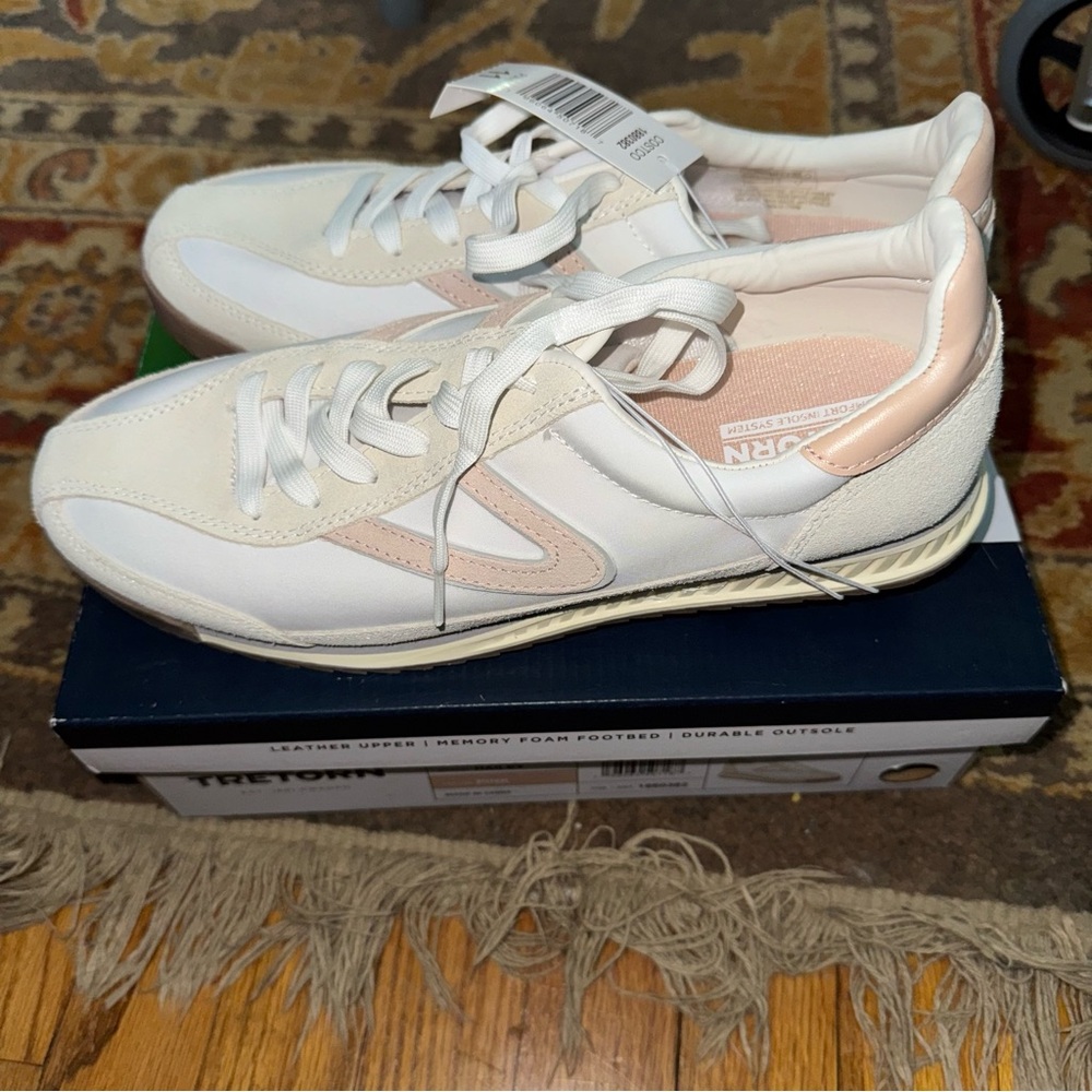 NWT In Box Women’s Tretorn White and Pink/ beige  Sneakers #1